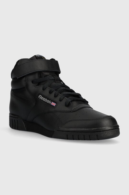 Reebok sneakersy skórzane EX-O-FIT HI 100000109 czarny AW23