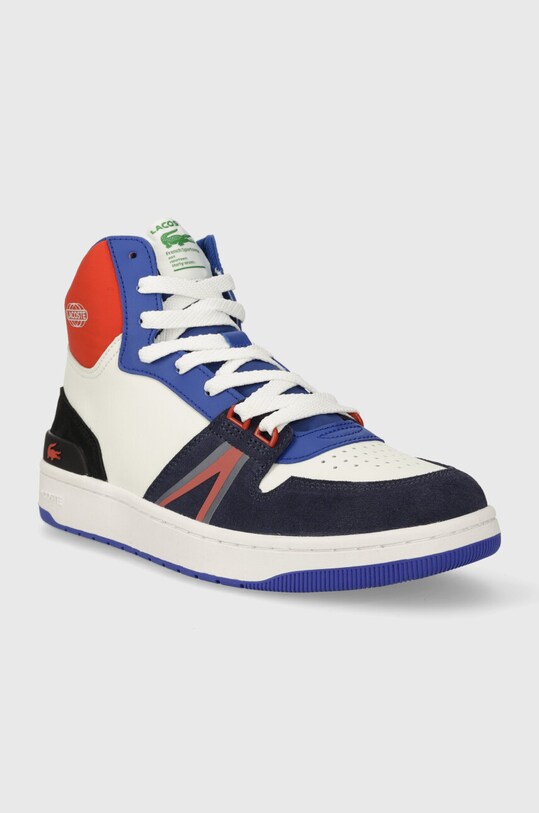 Lacoste sneakers in pelle L001 Leather Colorblock High-Top 45SMA0027 multicolore AW23