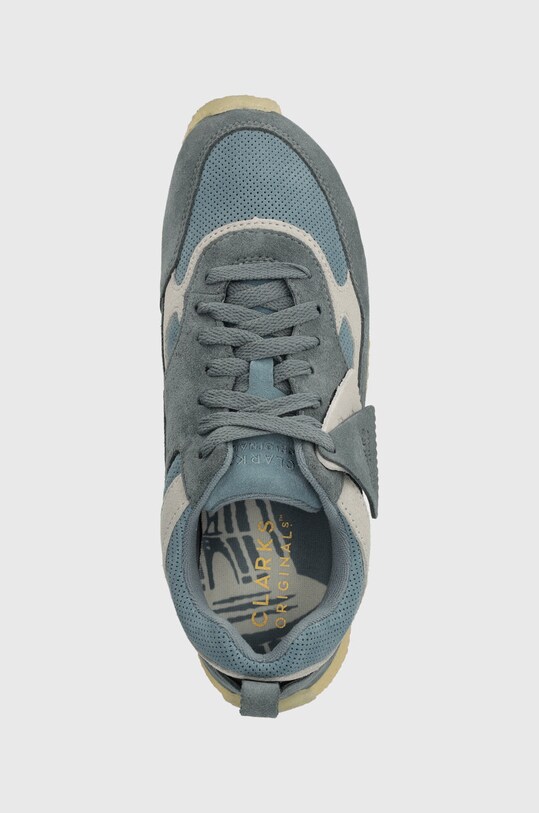Замшевые кроссовки Clarks Lockhill голубой 26173375
