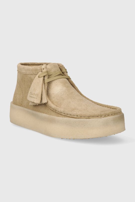 Туфлі Clarks Wallabee Cup 26173316 бежевий AW23