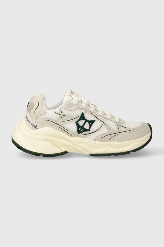 Кросівки Naked Wolfe Fever замша бежевий Fever.Off.White.Mesh