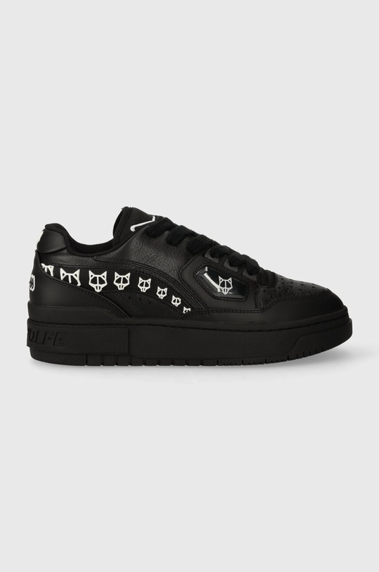 Naked Wolfe sneakersy skórzane NW-00 niska czarny NW.00.Midnight.Black