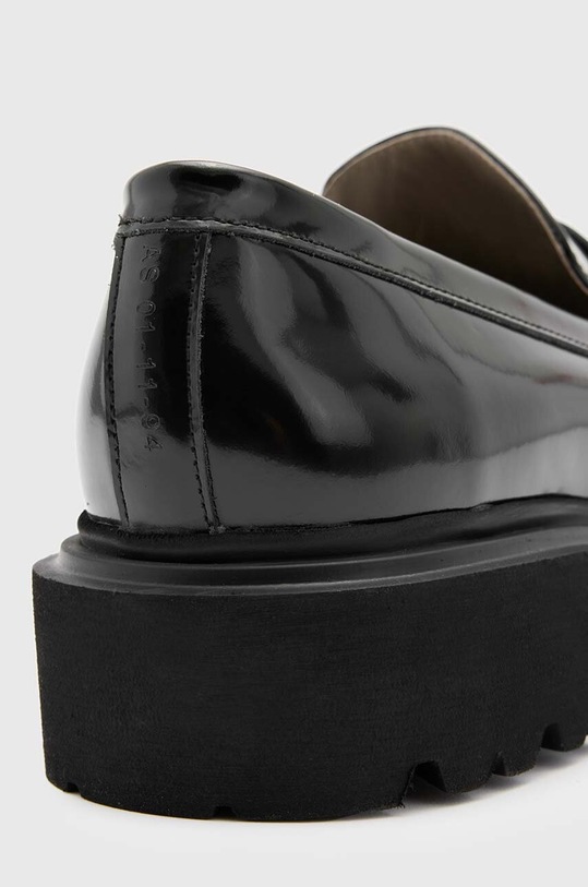AllSaints półbuty skórzane Vinni czarny MF534Z