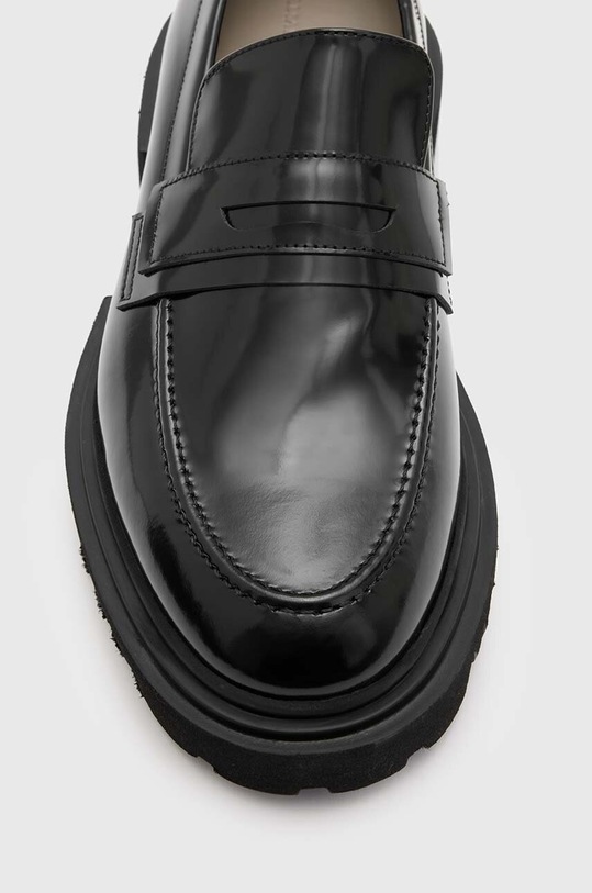 AllSaints półbuty skórzane Vinni MF534Z czarny