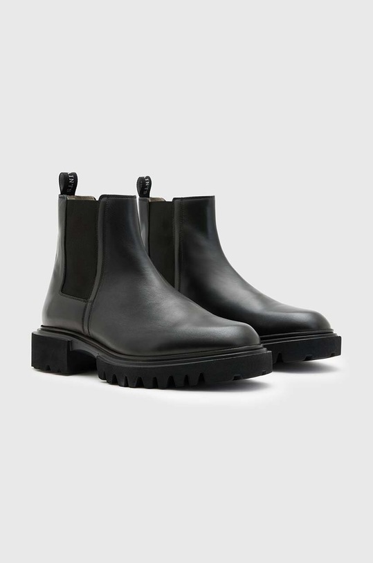 Δερμάτινα κλειστά παπούτσια AllSaints Vince MF555Z μαύρο AW23
