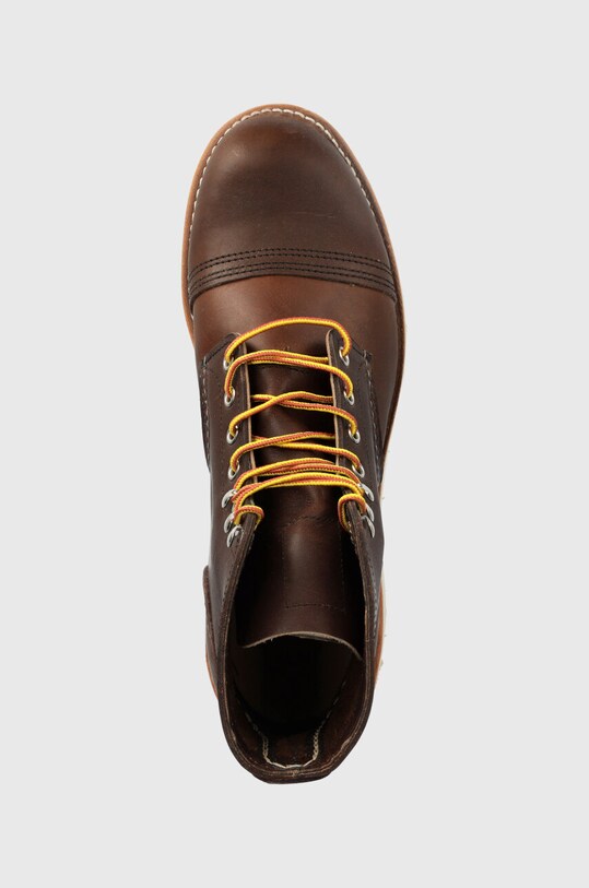 Δερμάτινα παπούτσια Red Wing Iron Ranger Traction Tred καφέ 8088