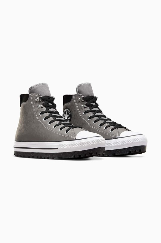 Converse leather trainers Chuck Taylor AS City Trek Waterproof A05575C gray AW23