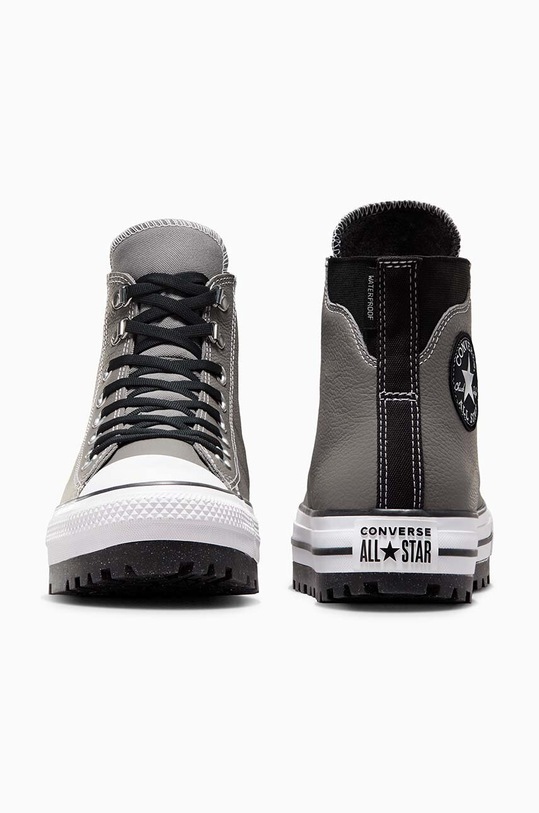 Shoes Converse leather trainers Chuck Taylor AS City Trek Waterproof A05575C gray