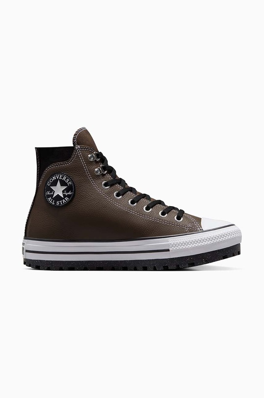 Kožené kecky Converse Chuck Taylor AS City Trek Waterproof hnědá A05576C
