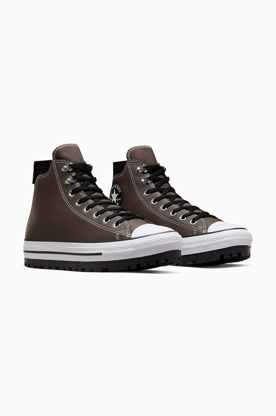 Kožené kecky Converse Chuck Taylor AS City Trek Waterproof A05576C hnědá AW23