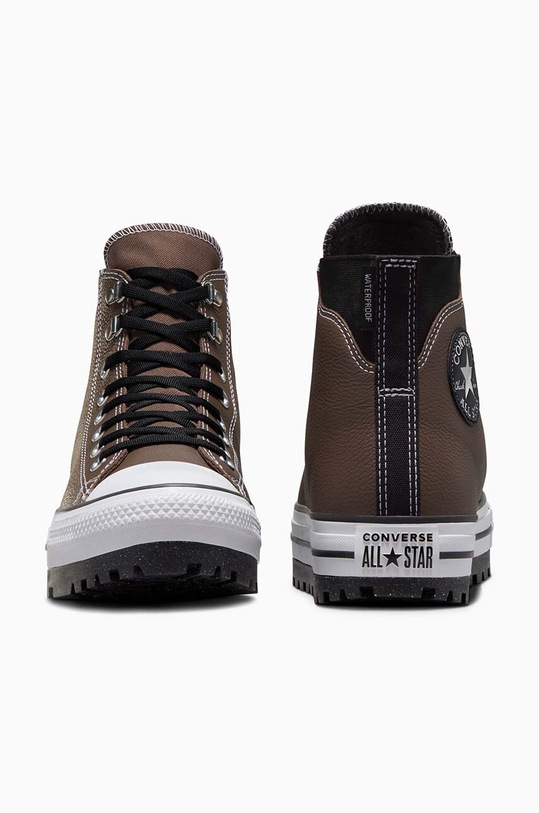 Boty Kožené kecky Converse Chuck Taylor AS City Trek Waterproof A05576C hnědá