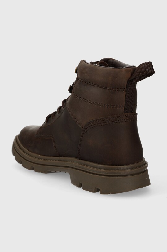 Încălțăminte Caterpillar pantofi de piele intoarsa PRACTITIONER MID P725843 maro