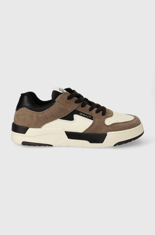 Gant sneakers din piele Brookpal piele întoarsă maro 27633203.G135