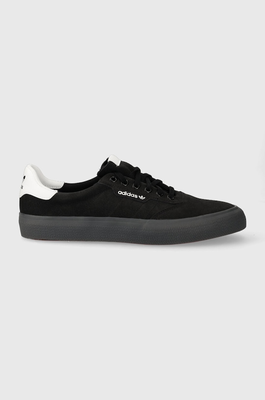 adidas Originals tenisówki zamszowe 3MC imitacja skóry licowej czarny HR0065