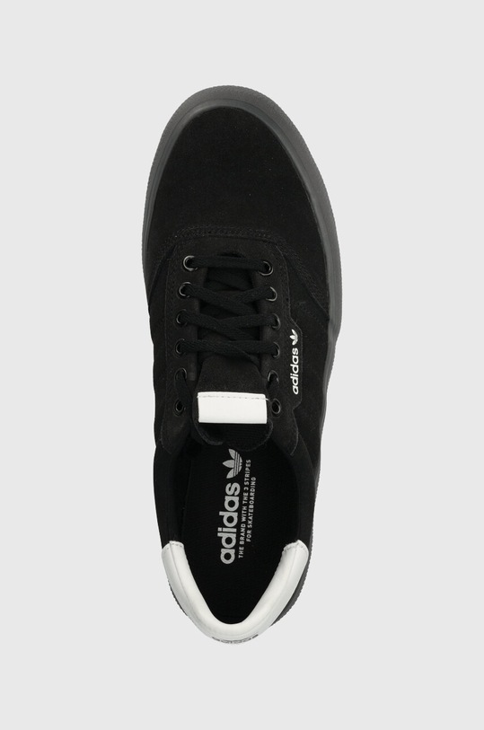 adidas Originals tenisówki zamszowe 3MC czarny HR0065