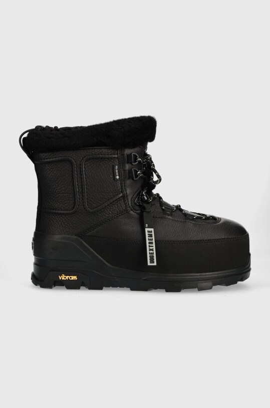 Зимние сапоги UGG Shasta Boot Mid кожа чёрный 1151870.BLK
