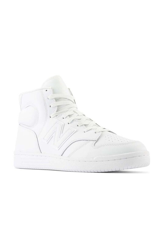 Kožené tenisky New Balance BB480COC BB480COC biela AW23