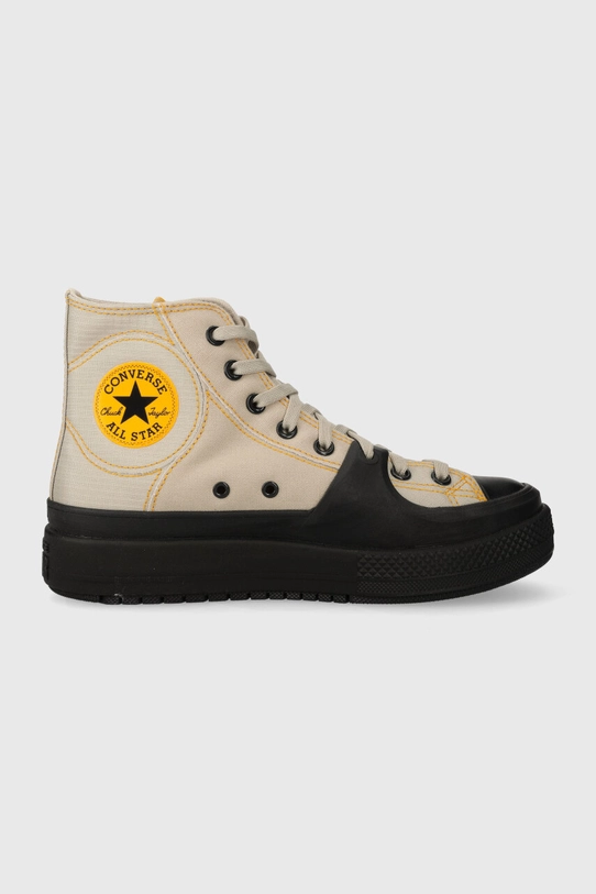 Πάνινα παπούτσια Converse A04528C CHUCK TAYLOR πλατφόρμα μπεζ A04528C