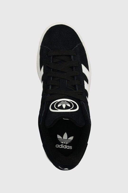 Велурени маратонки adidas Originals Campus0s черен HQ6638