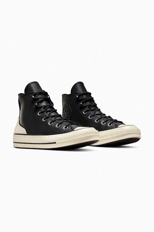 Converse trampki skórzane Chuck 70 A05695C czarny SS24