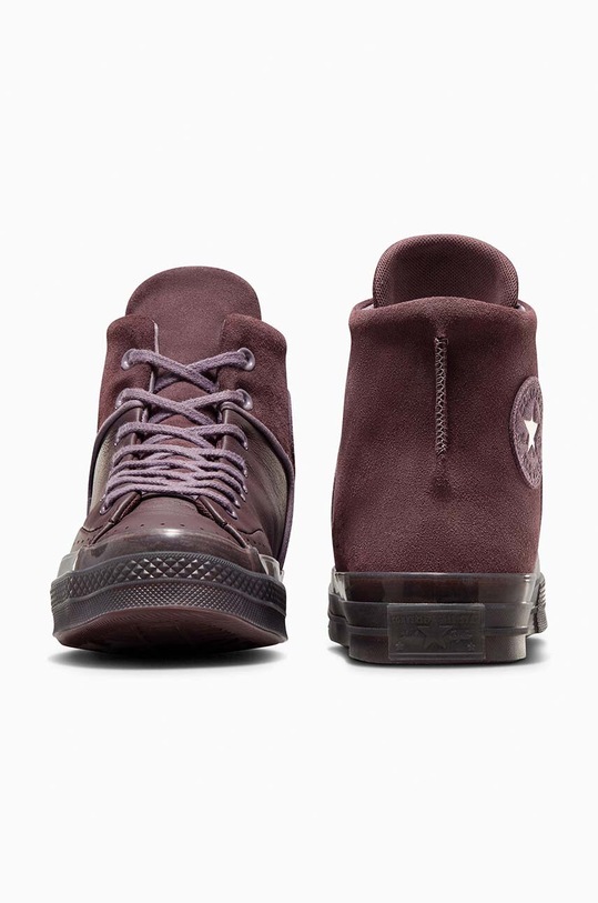 Παπούτσια Δερμάτινα ελαφριά παπούτσια Converse Chuck 70 Marquis A05619C καφέ