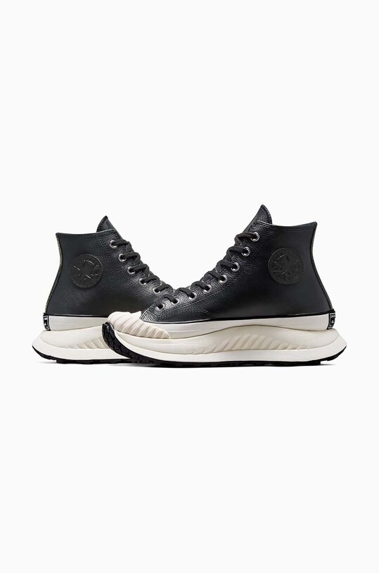 Δερμάτινα ελαφριά παπούτσια Converse Chuck 70 At-Cx A07905C μαύρο