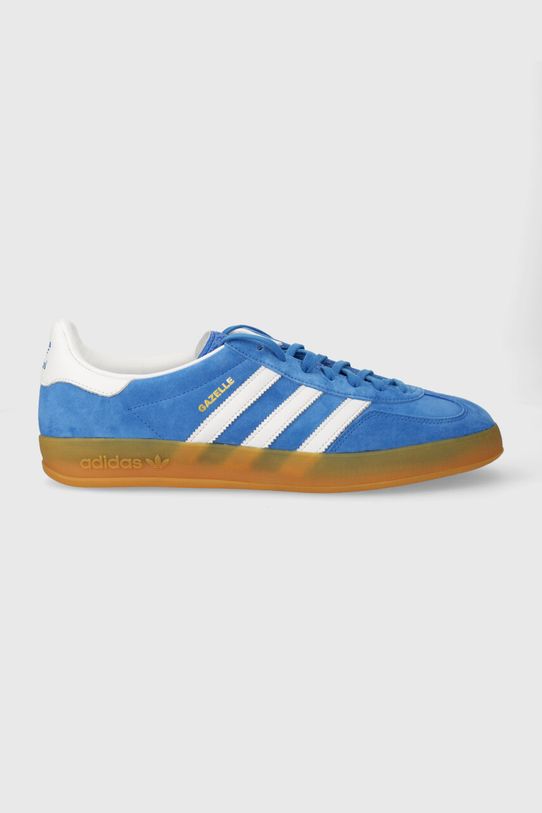 Tenisice adidas Originals Gazelle Indoor brušena koža plava H06260