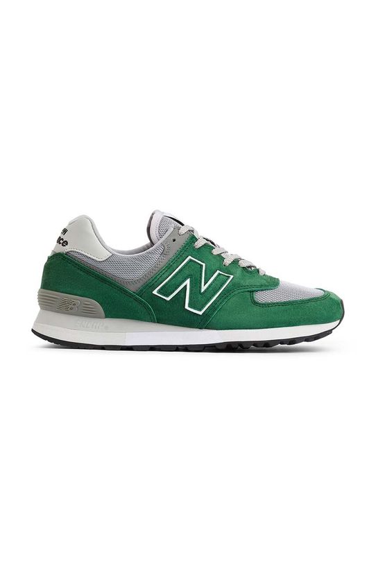New Balance sneakers Made in UK piele întoarsă verde OU576GGK