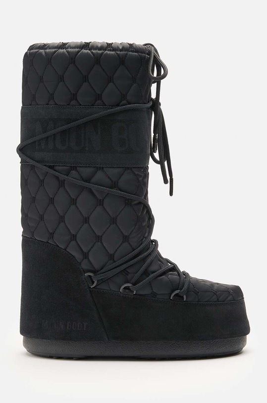Moon Boot śniegowce Icon Quilted tekstylny czarny 14029000.001