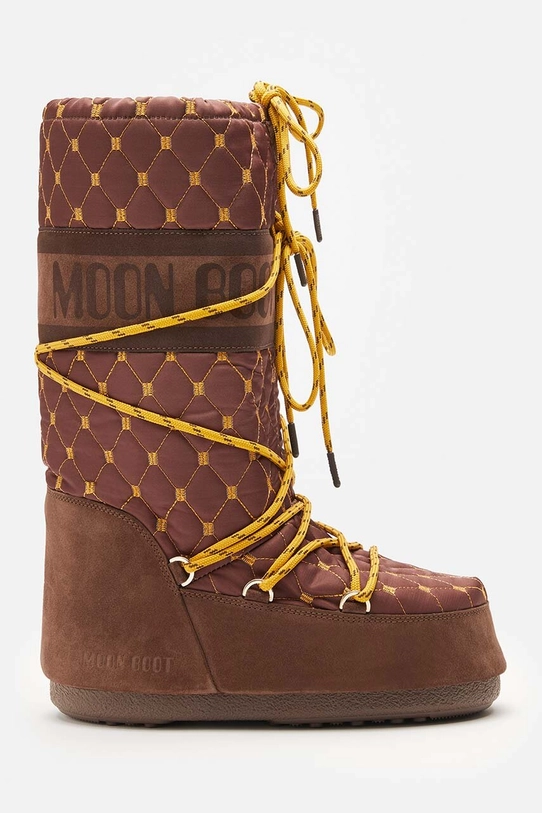 Moon Boot śniegowce Icon Quilted tekstylny brązowy 14029000.002