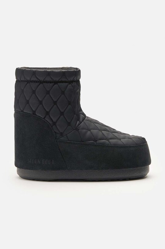 Sněhule Moon Boot Icon Low Nolace Quilted semišová kůže černá 14094800.001