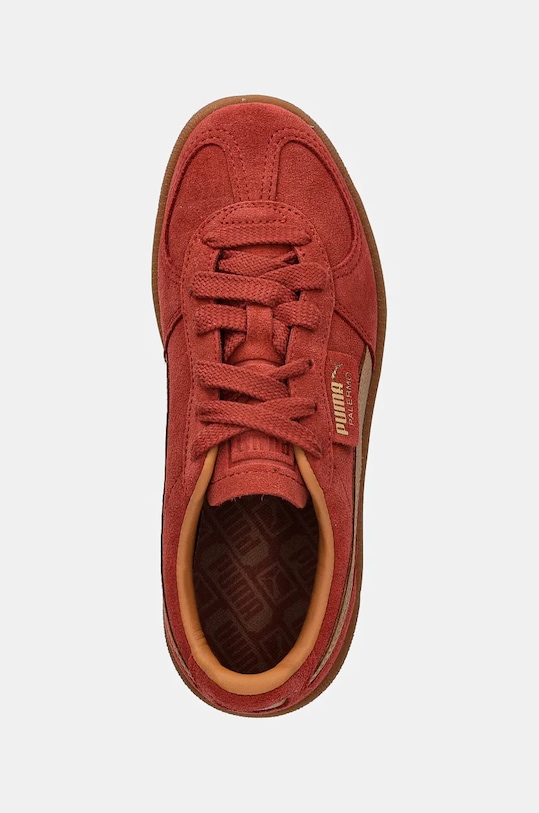 Puma sneakersy zamszowe Palermo Cobalt Glaze pomarańczowy 396463