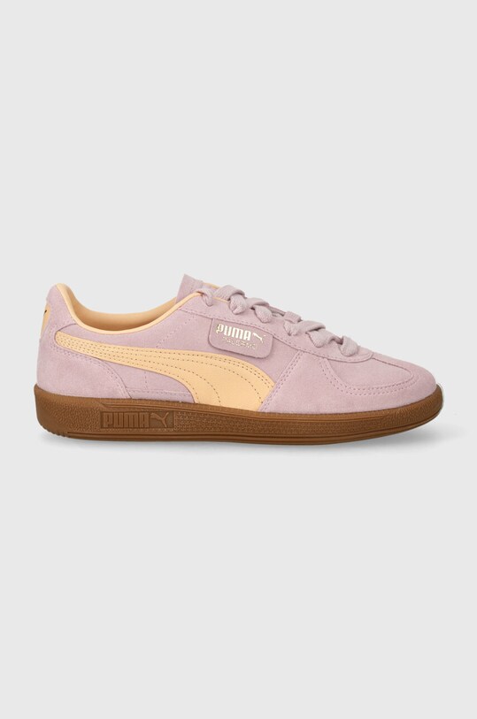Puma sneakers din piele intoarsă Palermo Cobalt Glaze 396463 roz SS25