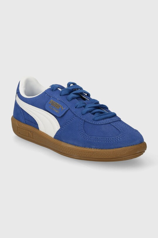 Замшеві кросівки Puma Palermo 396463 блакитний SS25