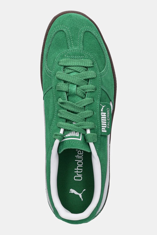 Puma sneakersy zamszowe Palermo Cobalt Glaze zielony 396463