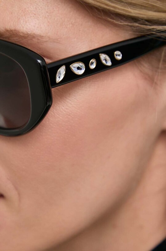 Slnečné okuliare Swarovski 5679527 DEXTERA ORGANIC 5679527 čierna AW23