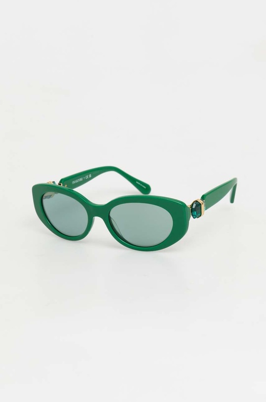 Swarovski okulary przeciwsłoneczne 5679539 LUCENT jednolita zielony 5679539