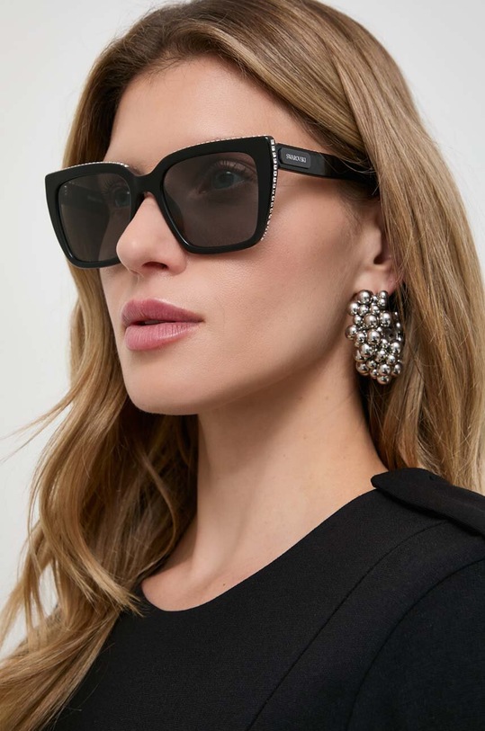 Doplňky Sluneční brýle Swarovski 5679551 ORBITA 5679551 černá