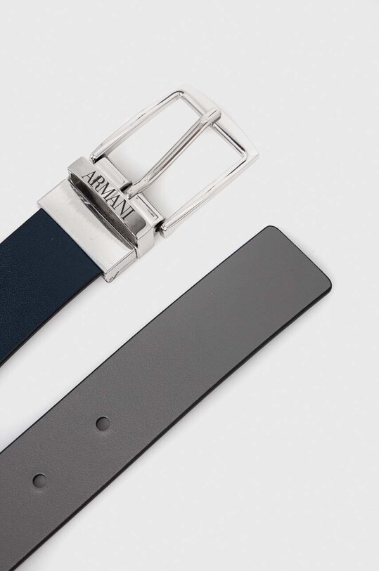 Chłopiec Emporio Armani pasek dwustronny dziecięcy 401520.3F560 granatowy