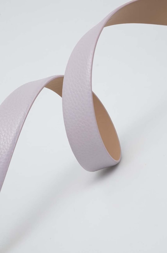 Calvin Klein pasek skórzany K60K610413 fioletowy AW23