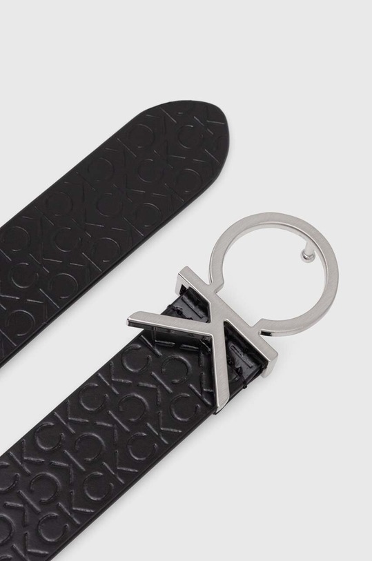 Calvin Klein pasek skórzany K60K610981 czarny AW23