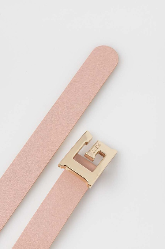 Δερμάτινη ζώνη Guess BW7825.LEA20 ροζ AW23