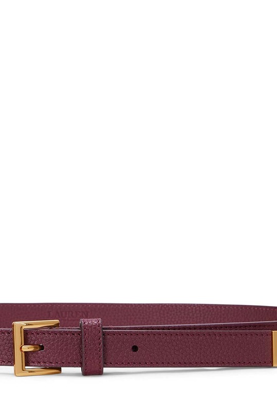 Lauren Ralph Lauren curea de piele 412912036 rosu AA00