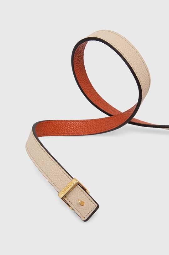Oboustranný kožený pásek Lauren Ralph Lauren 412912038 béžová AA00