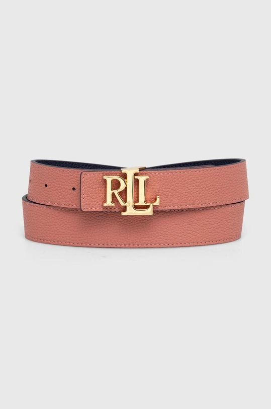 Lauren Ralph Lauren pasek skórzany dwustronny 412912039 multicolor AA00