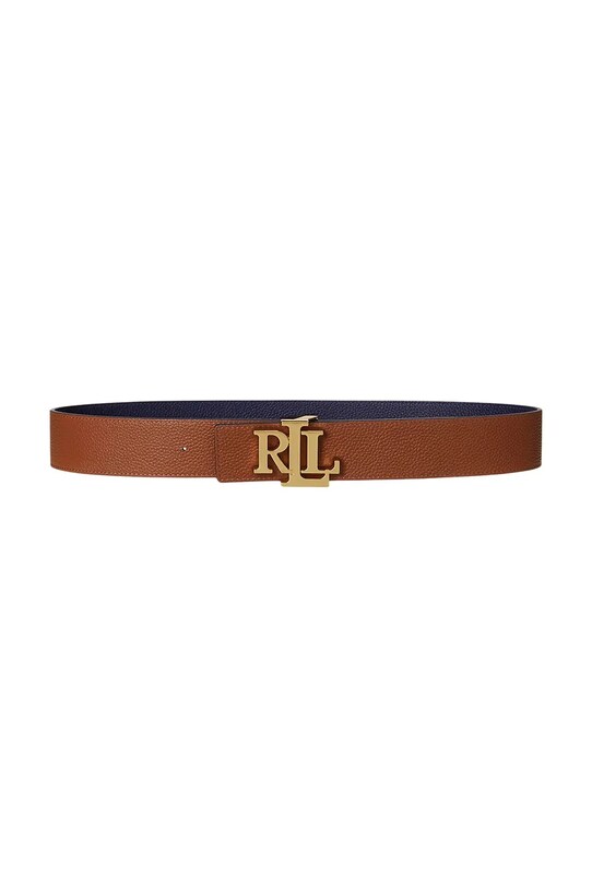 Lauren Ralph Lauren cintura in pelle bilaterale 412912040 blu navy AA00