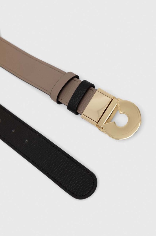 Akcesoria Coccinelle pasek skórzany dwustronny E3.N4N.11.26.01 czarny