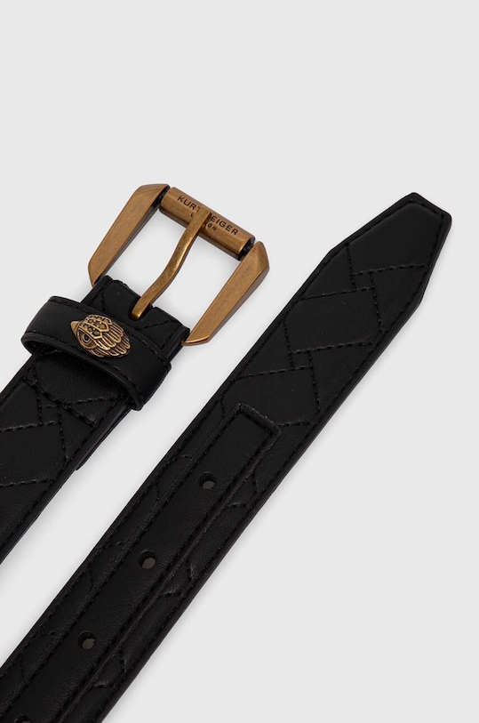 Кожаный ремень Kurt Geiger London 9693800109 чёрный AW24