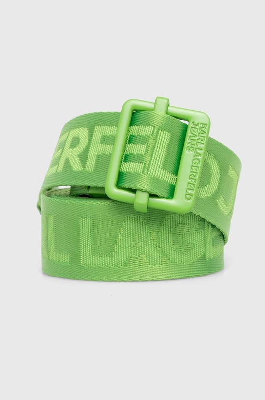 Karl Lagerfeld Jeans pasek zielony 235J3101