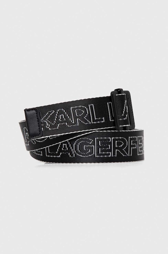 Karl Lagerfeld Jeans pasek czarny 235J3101